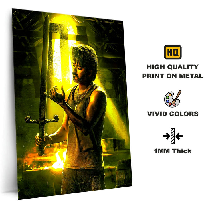 Metal Poster - Thalapathy Vijay TV04