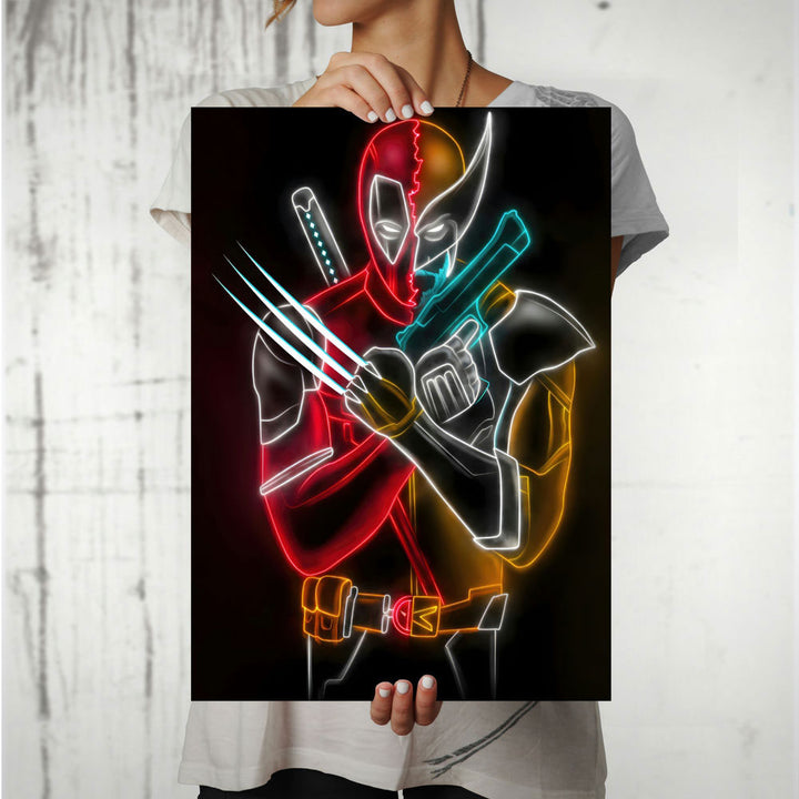 Metal Poster - Superhero Deadpool DP01