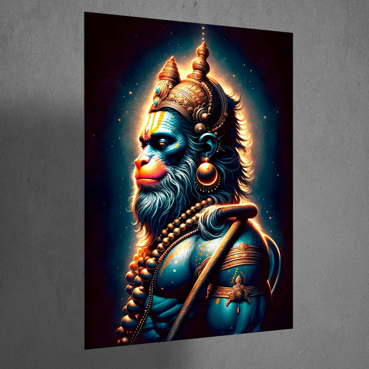 Metal Poster - Lord Hanuman LH04