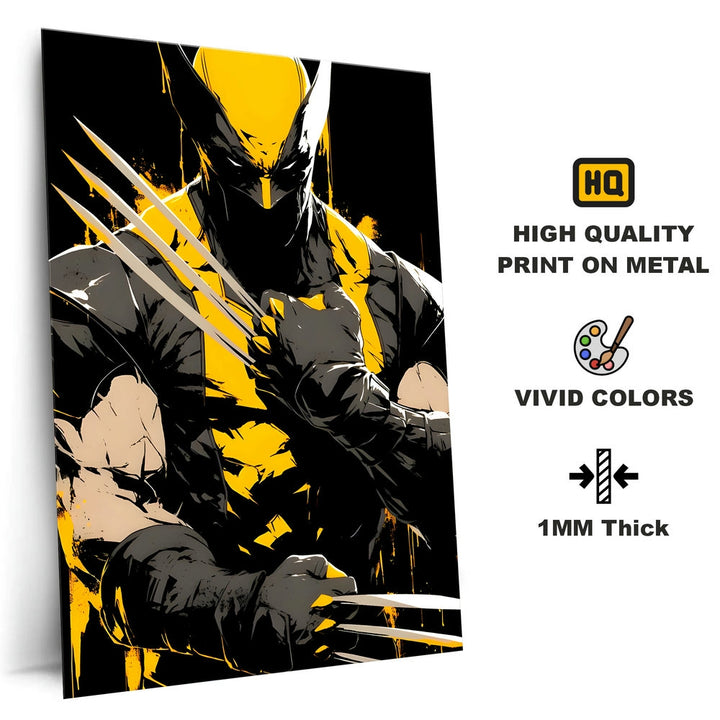 Metal Poster - Superhero Wolverine WOL08