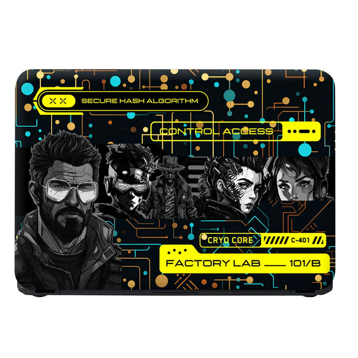 Laptop Skin - Cyberpunk Cyber Grid