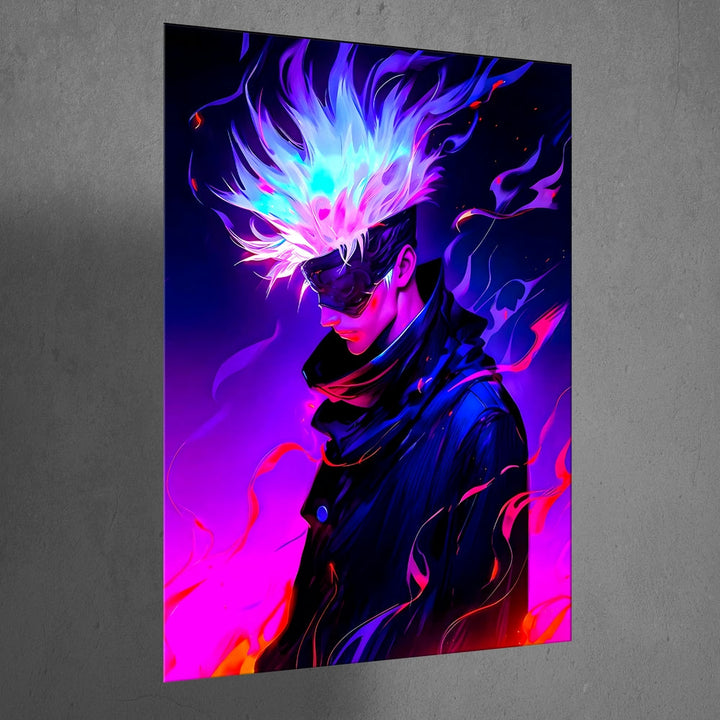 Metal Poster - Anime Satoru Gojo SG09