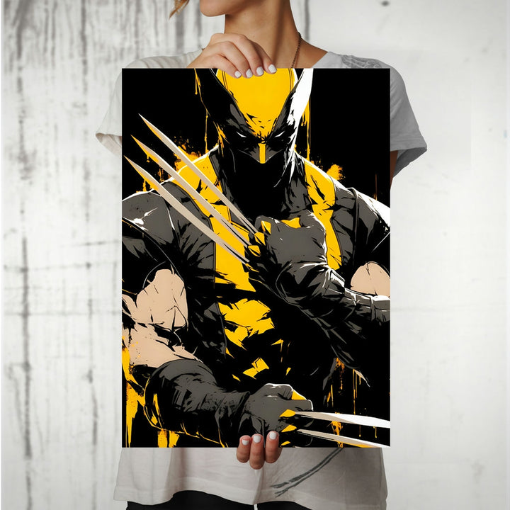 Metal Poster - Superhero Wolverine WOL08