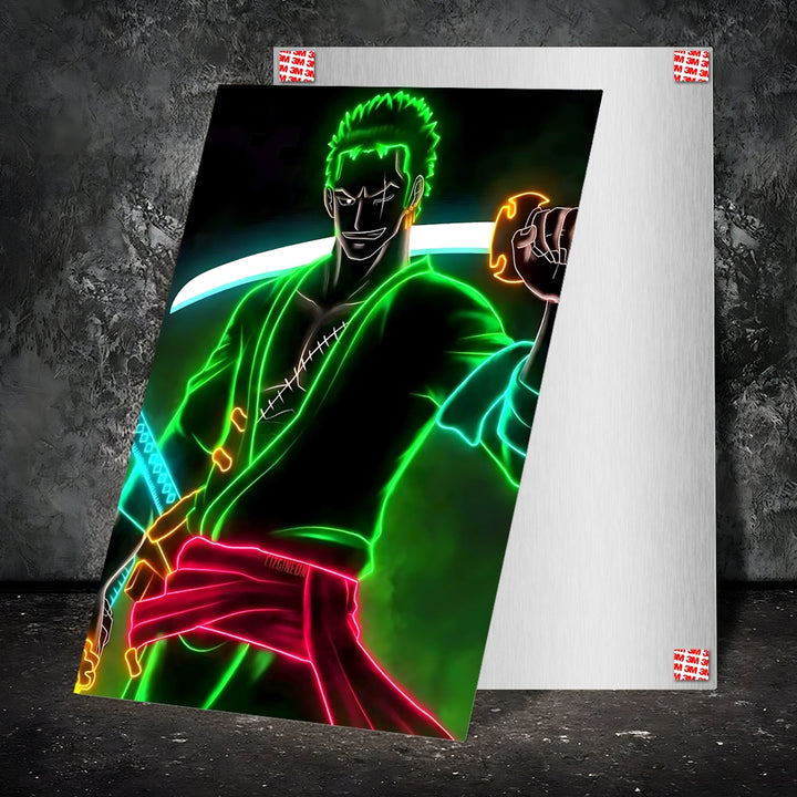 Metal Poster - One Piece Roronoa Zoro OP55