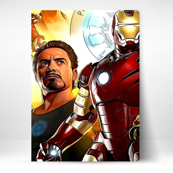 Metal Poster - Superhero Iron Man IM06