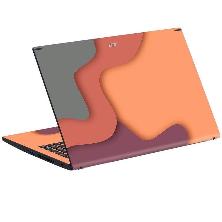 Acer Laptop Skin - Layered Paper Cutout Design