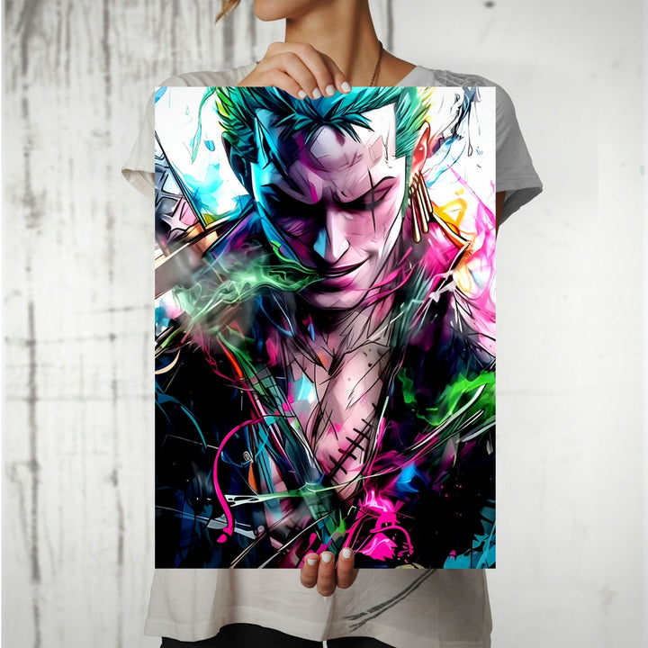 Metal Poster - One Piece Roronoa Zoro OP35