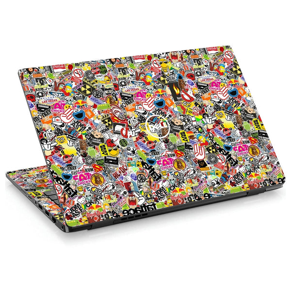 Dell Laptop Skin - Hand Sticker Bomb