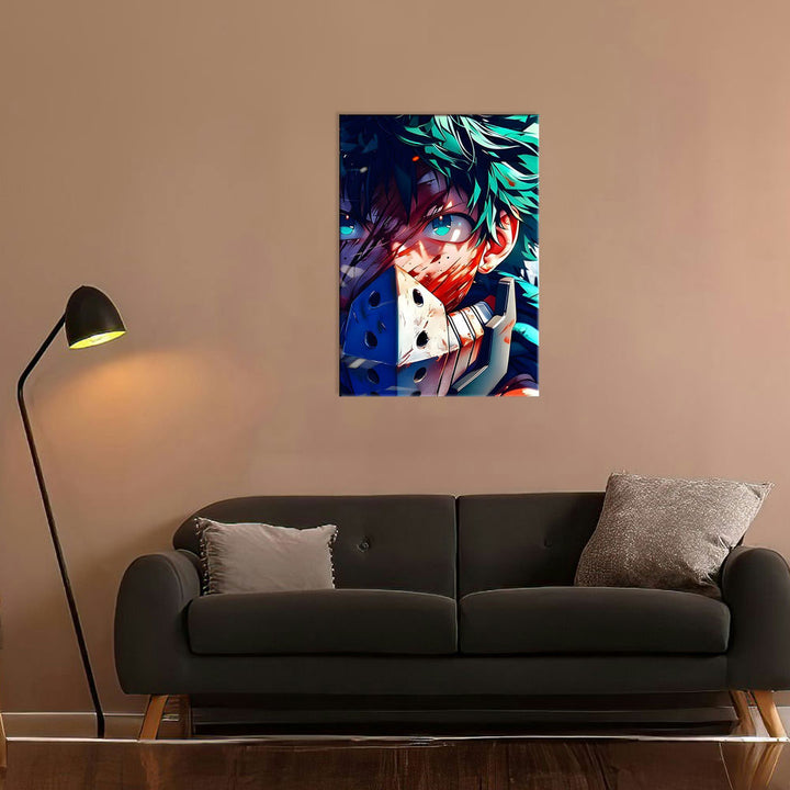 Metal Poster - Anime Izuku Midoriya