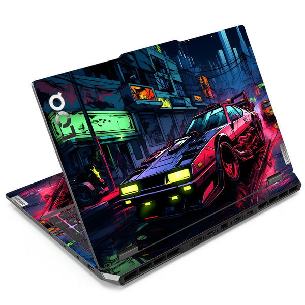 Laptop Skin - City Car Drift Ride