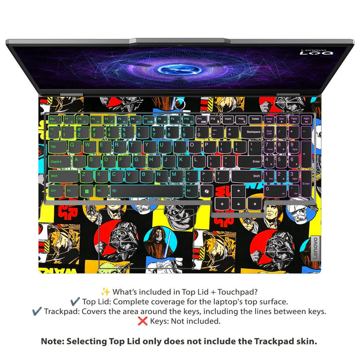 Laptop Skin - Classic Star Wars Heroes