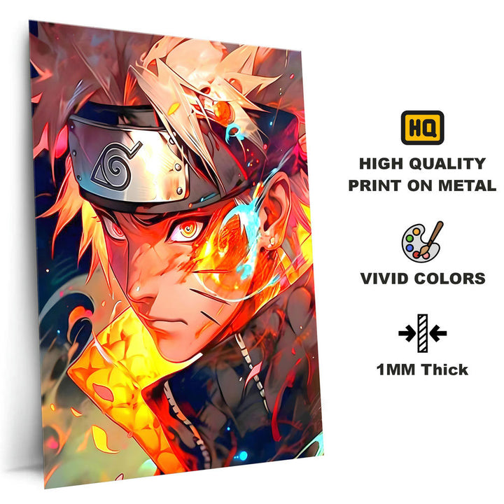 Metal Poster - Naruto Uzumaki NAR02