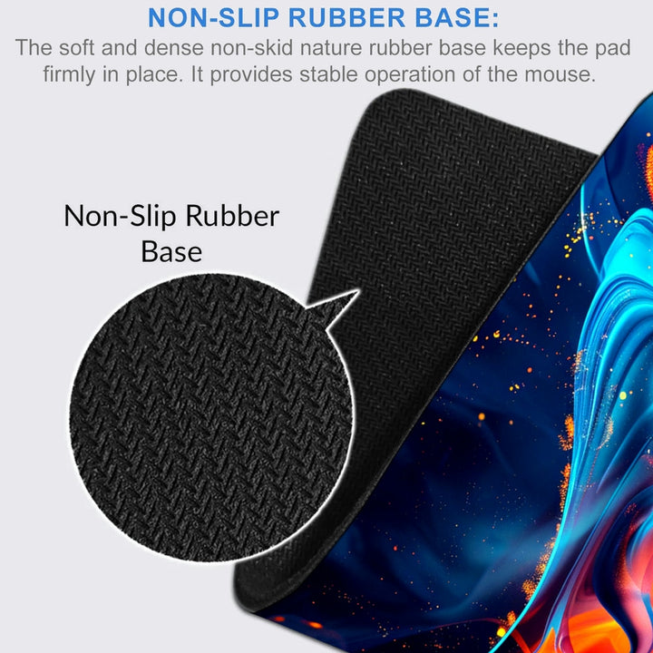 Anti-Slip Desk Mat Gaming Mouse Pad - Nebula Blaze