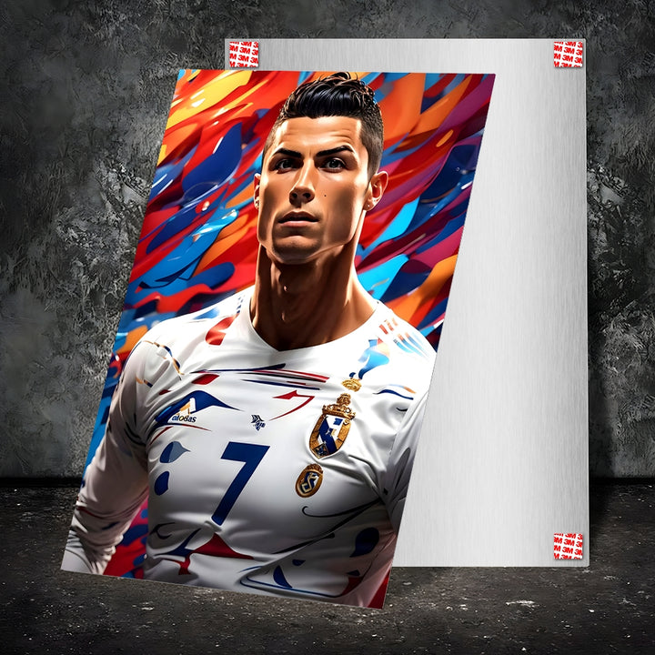 Metal Poster - Footballer Cristiano Ronaldo F02