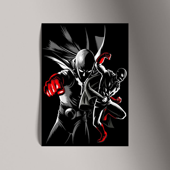 Self Adhesive Textured Vinyl Poster Dark Avenger