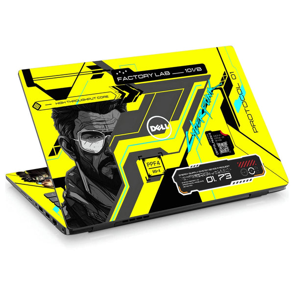 Dell Laptop Skin - Cyberpunk Neon Outlaw