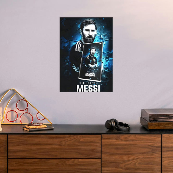 Metal Poster - Footballer Lionel Messi LM02