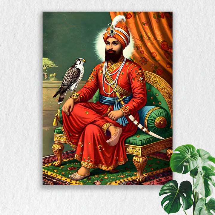 Self Adhesive Textured Vinyl Poster Guru Gobing Singh Ji