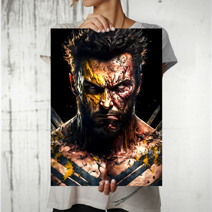 Metal Poster - Superhero Wolverine WOL03