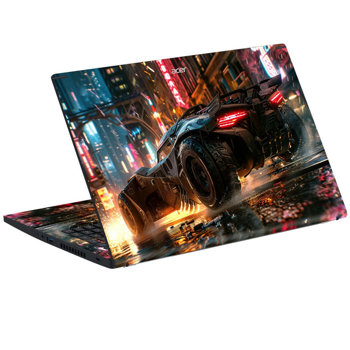 Acer Laptop Skin - Rainy Night Racer