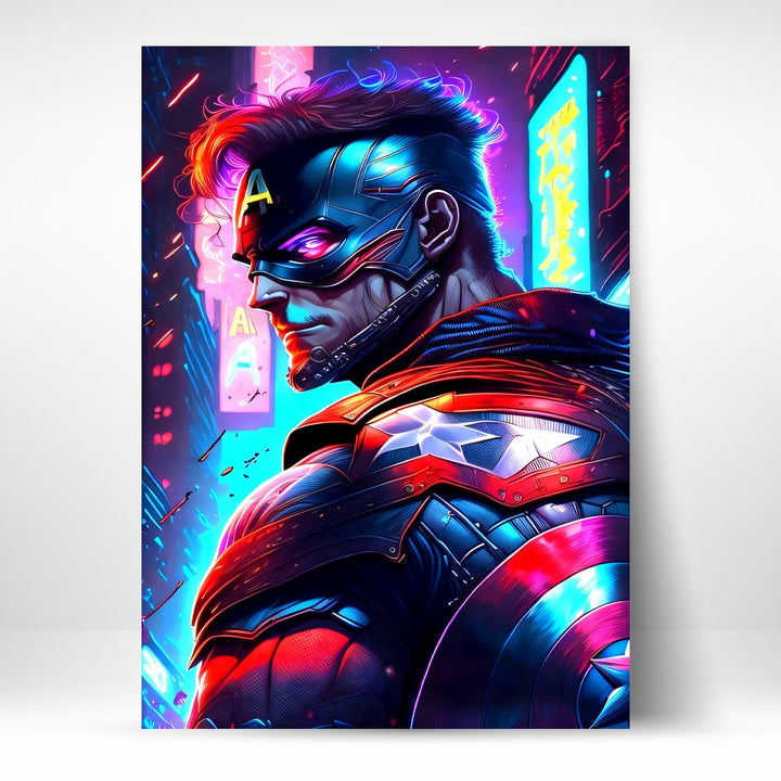 Metal Poster - Superhero Captain America CAP13