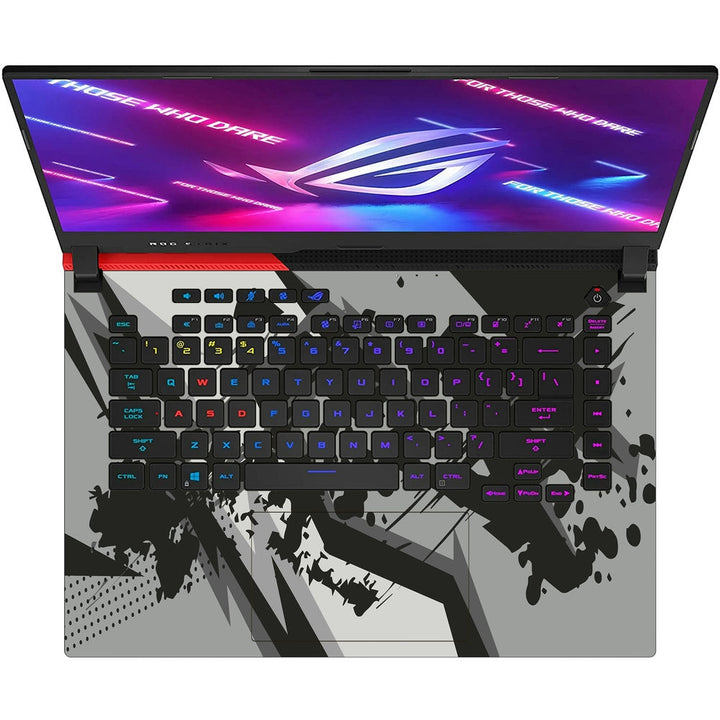 Asus Laptop Skin - Grayscale Splash