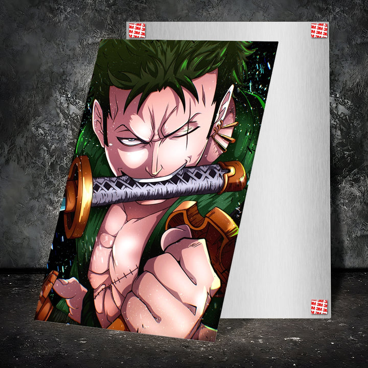 Metal Poster - Anime One Piece Zoro