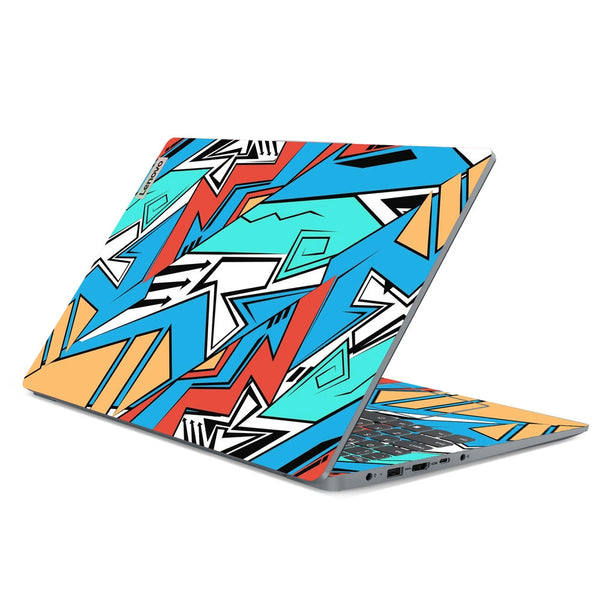 Lenovo Laptop Skin - Three Black Arrows Abstract