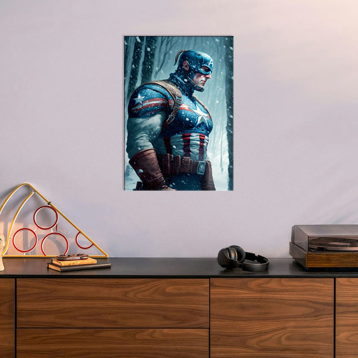 Metal Poster - Superhero Captain America CAP16