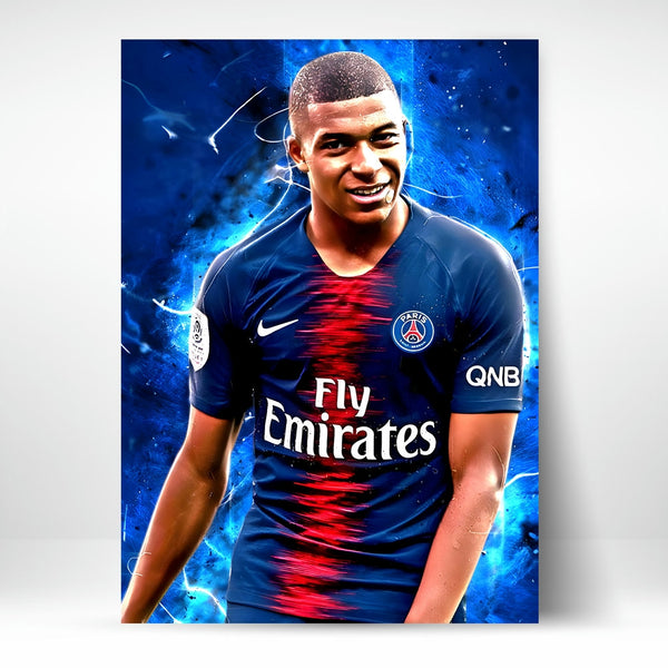 Metal Poster - Footballer Kylian Mbappe KM02