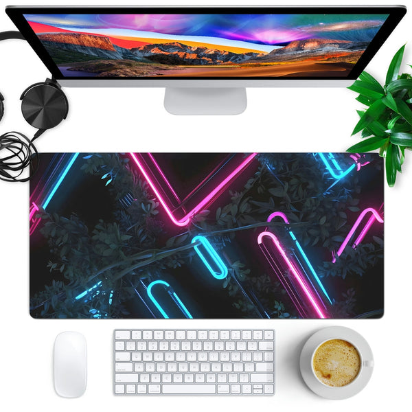 Anti-Slip Desk Mat Gaming Mouse Pad - Neon Dreams