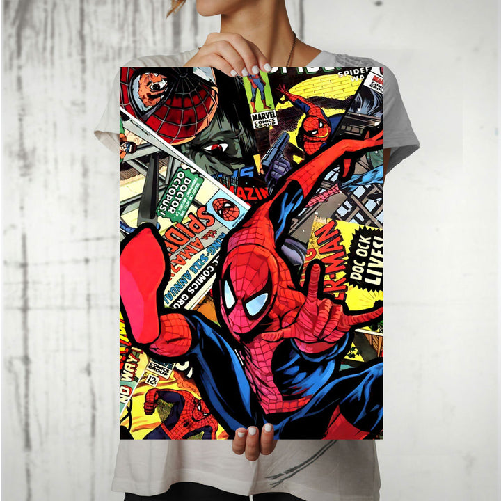 Metal Poster - Superhero Spiderman SM01