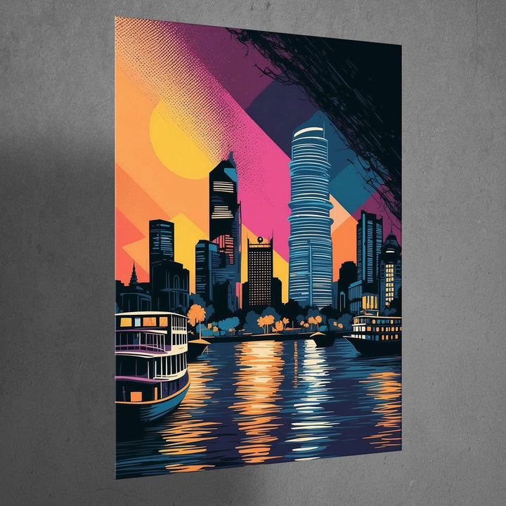 Metal Poster - City Art