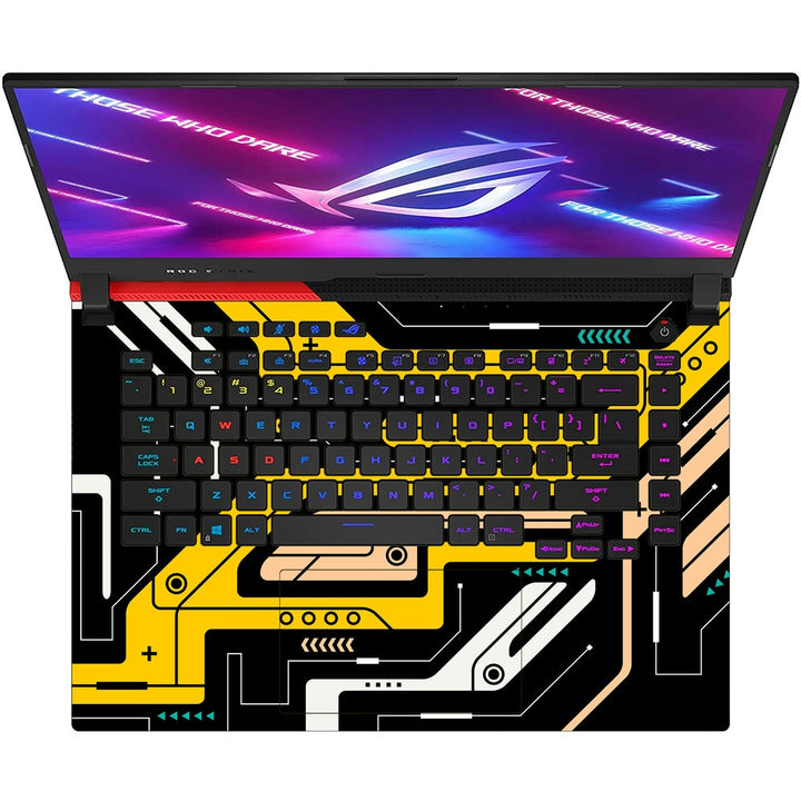 Asus Laptop Skin - Golden Circuit