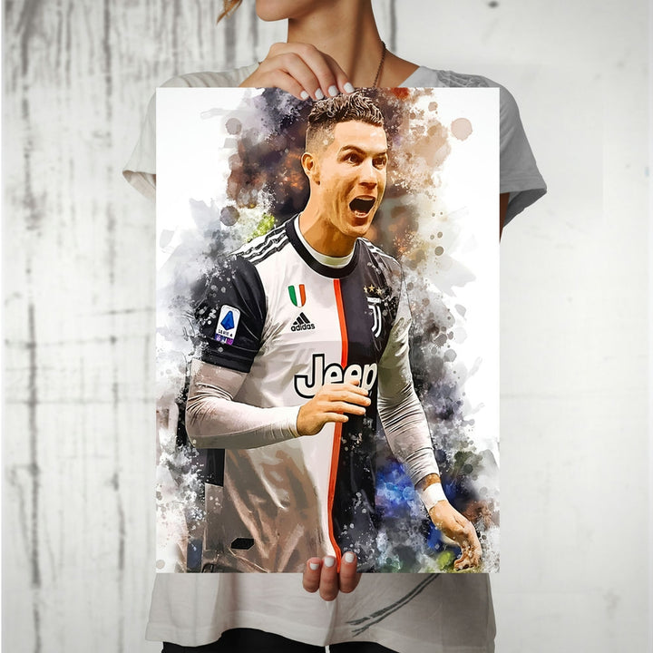 Metal Poster - Footballer Cristiano Ronaldo F01