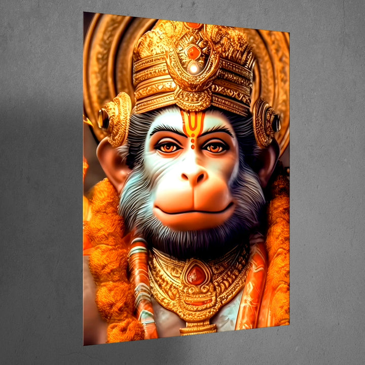 Metal Poster - Lord Hanuman LH03