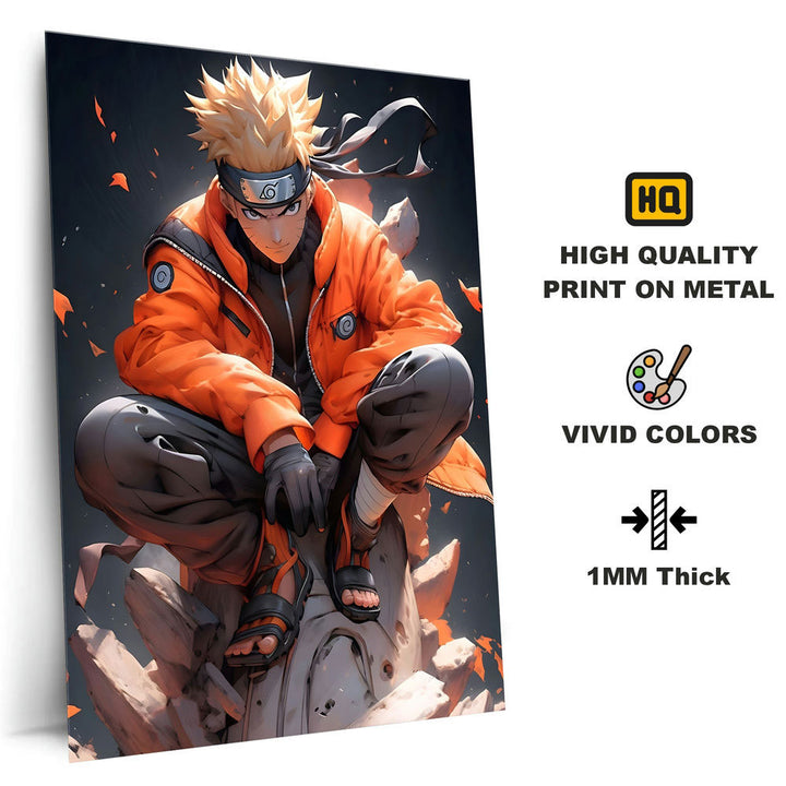 Metal Poster - Naruto Uzumaki NU03