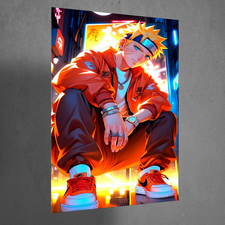 Metal Poster - Anime Naruto Uzumaki NU05