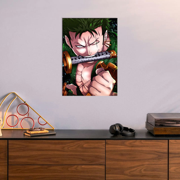 Metal Poster - Anime One Piece Zoro