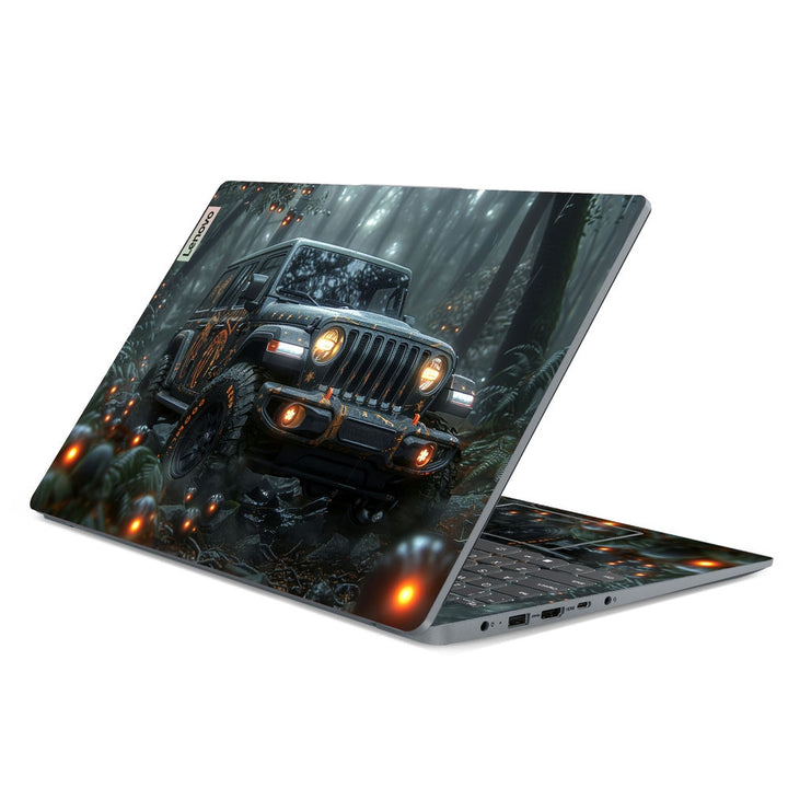 Lenovo Laptop Skin - Rainforest Jeep Ride