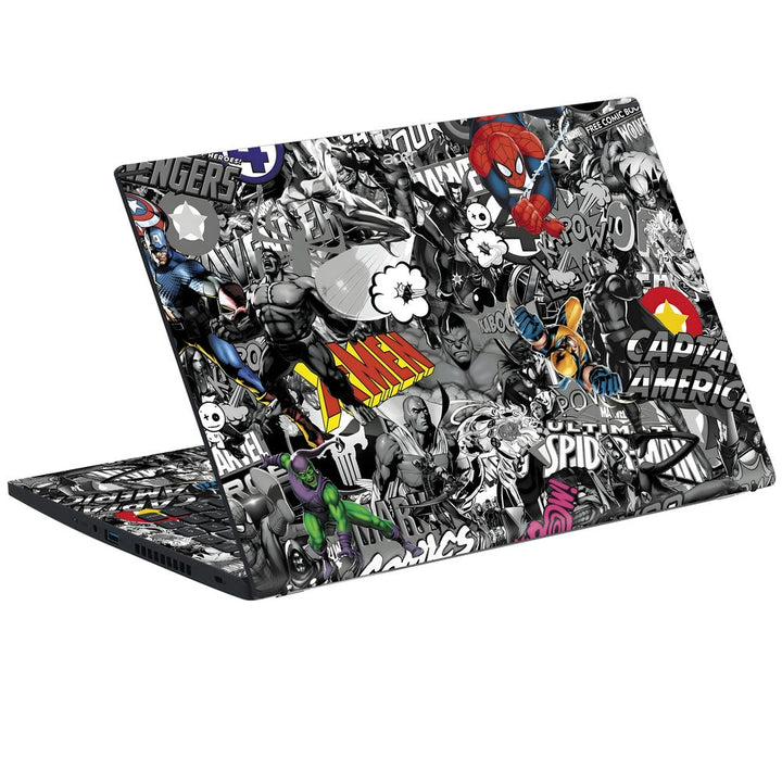 Acer Laptop Skin - Superheroes Sticker Bomb