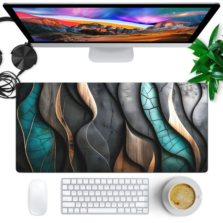 Anti-Slip Desk Mat Gaming Mouse Pad - Water Ripples