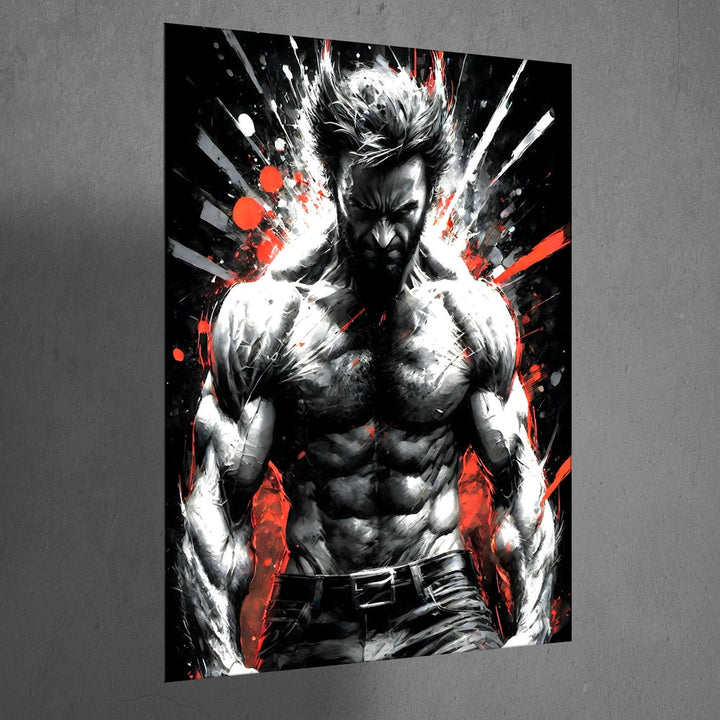 Metal Poster - Superhero Wolverine WOL07