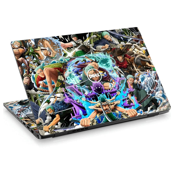 Dell Laptop Skin - Roronoa Zoro Collage