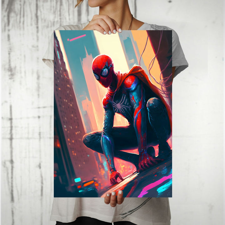 Metal Poster - Superhero Spiderman SM17