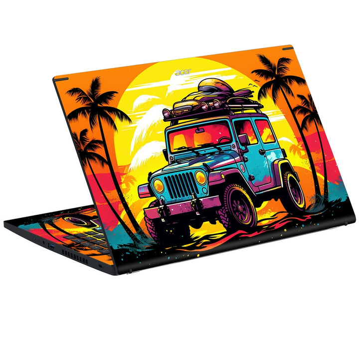 Acer Laptop Skin - Retro Beach Jeep