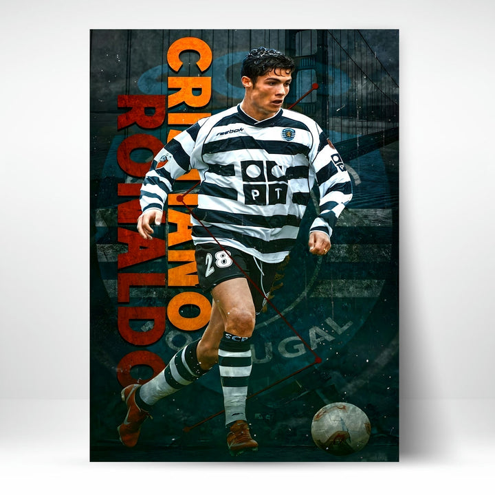 Metal Poster - Footballer Cristiano Ronaldo F04