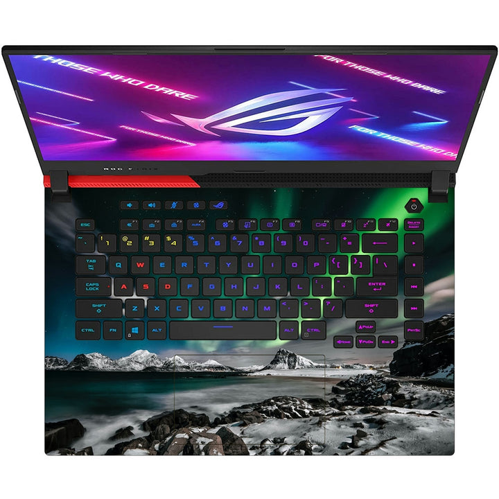 Asus Laptop Skin - Green Rays on Ocean