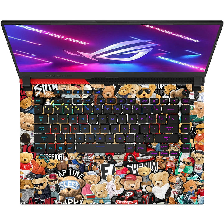 Asus Laptop Skin - Teddy Sticker Bomb