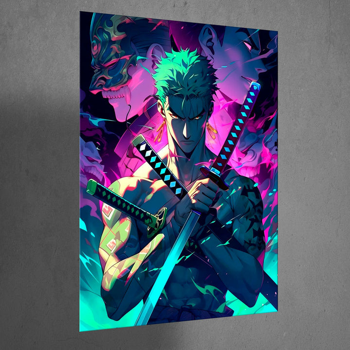 Metal Poster - One Piece Roronoa Zoro OP32